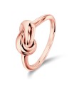 Knot Shape Silver Ring NSR-4036